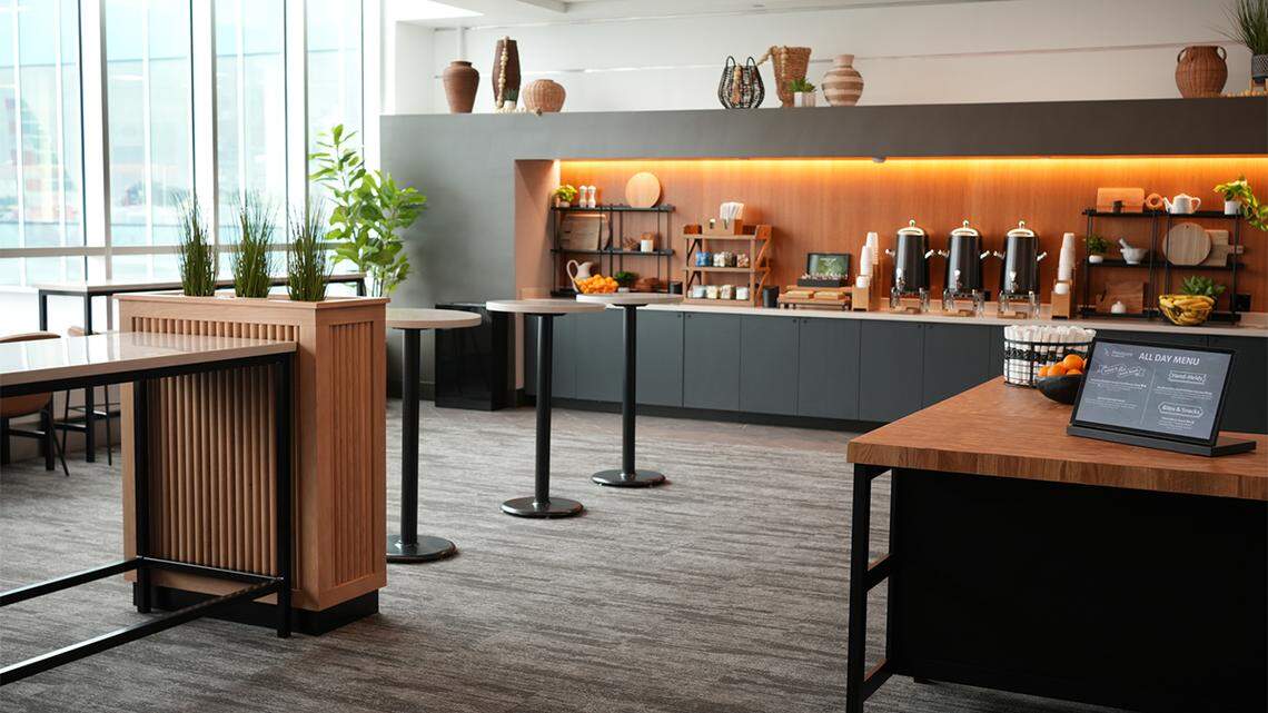 American Airlines’ Provisions by Admirals Club is one of several lounges available at Charlotte Douglas International Airport. The company is planning to add a new luxury lounge to the airport.