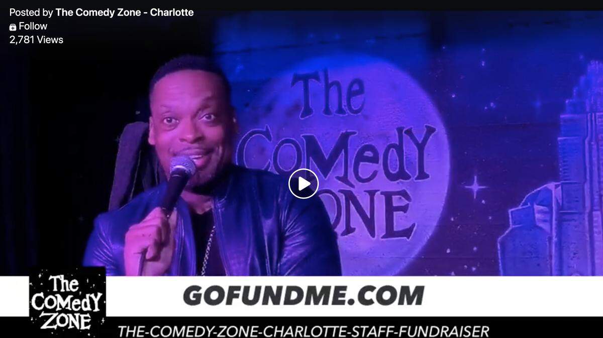 The Comedy Zone launched its “Give Them a Hand” series of Saturday-night shows this past weekend on Facebook. Shaun Jones was the headliner.