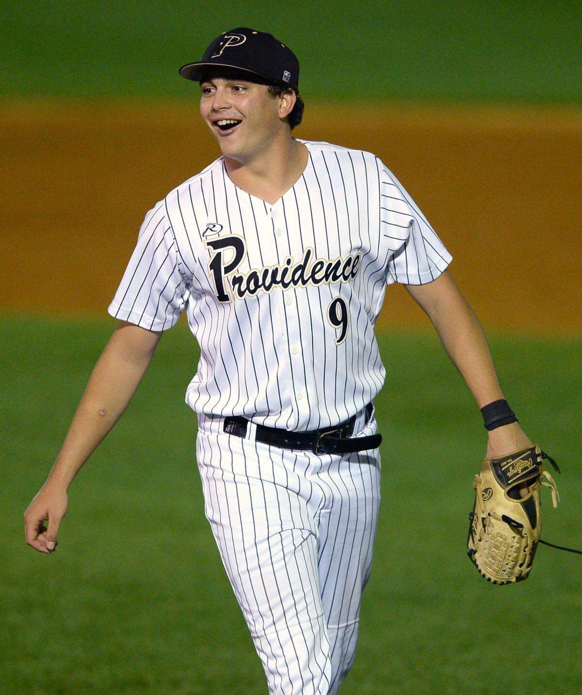 Providence Panthers pitcher Eli Jerzembeck on Friday, April 22, 2022.