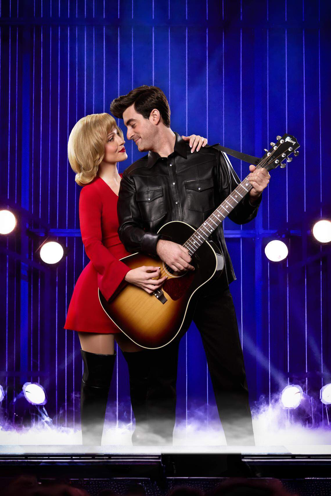 Ryahn Evers as ‘Marcia Murphey’ and Max Braunstein as ‘Neil - Then’ in “A Beautiful Noise.” The Neil Diamond musical is returning to Charlotte this November.