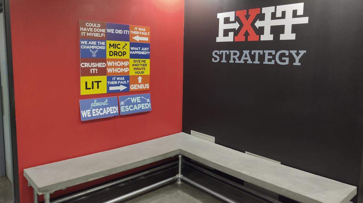 Team up with family or friends to plan your escape at Exit Strategy North.