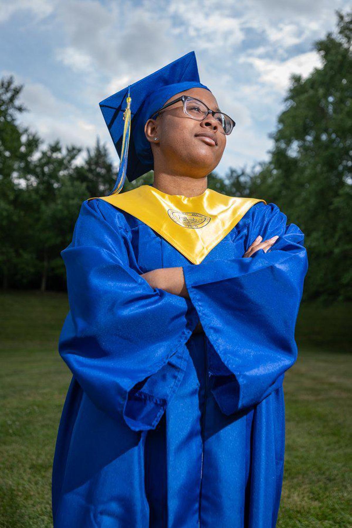 Jada Amiya Wilson, 18, says she wants to be a video game designer. A gaming enthusiast, she says she likes playing games from the “Halo” and “Grand Theft Auto” franchises.