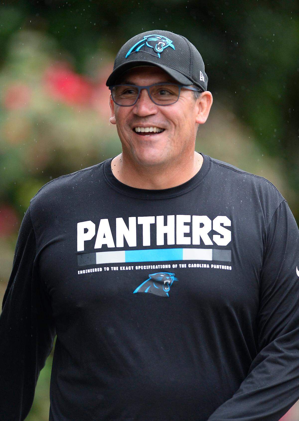 Carolina Panthers head coach Ron Rivera gave presentations to new owner David Tepper and other prospective buyers as part of the franchise sales process.