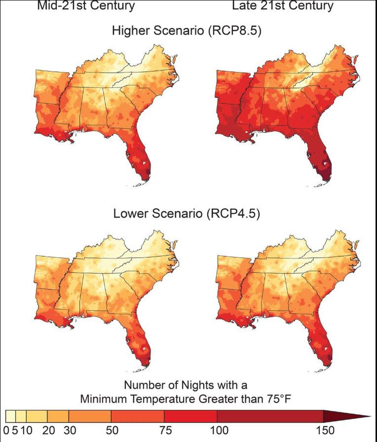The report explains that warm nights hurt agriculture and make it hard for some people to recover from daytime heat.