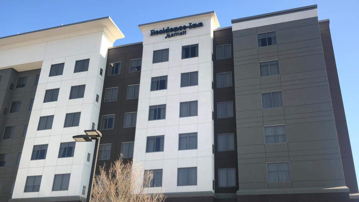 Residence Inn by Marriott Charlotte North-lake on Tuesday, Jan. 10, 2023. The hotel is one of several that residents of Magnolia Senior Apartments have had to live in ever since a water leak damaged the property on Dec. 25.