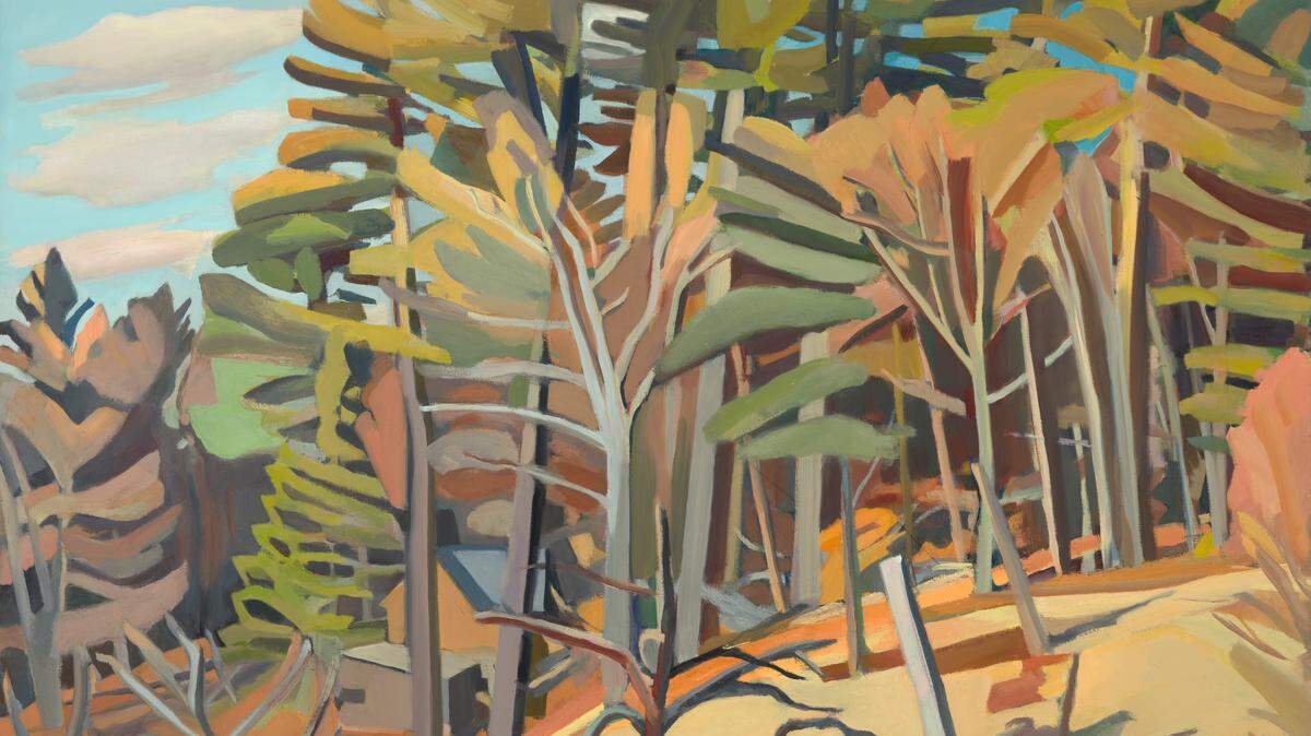 Martha Armstrong, New Providence Farm II, Oil on canvas, 55” x 65”