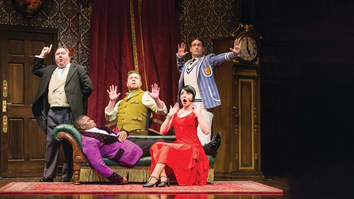 Something’s amiss during “The Play That Goes Wrong,” which will be at The Knight Theater from Nov. 19-Dec. 1.