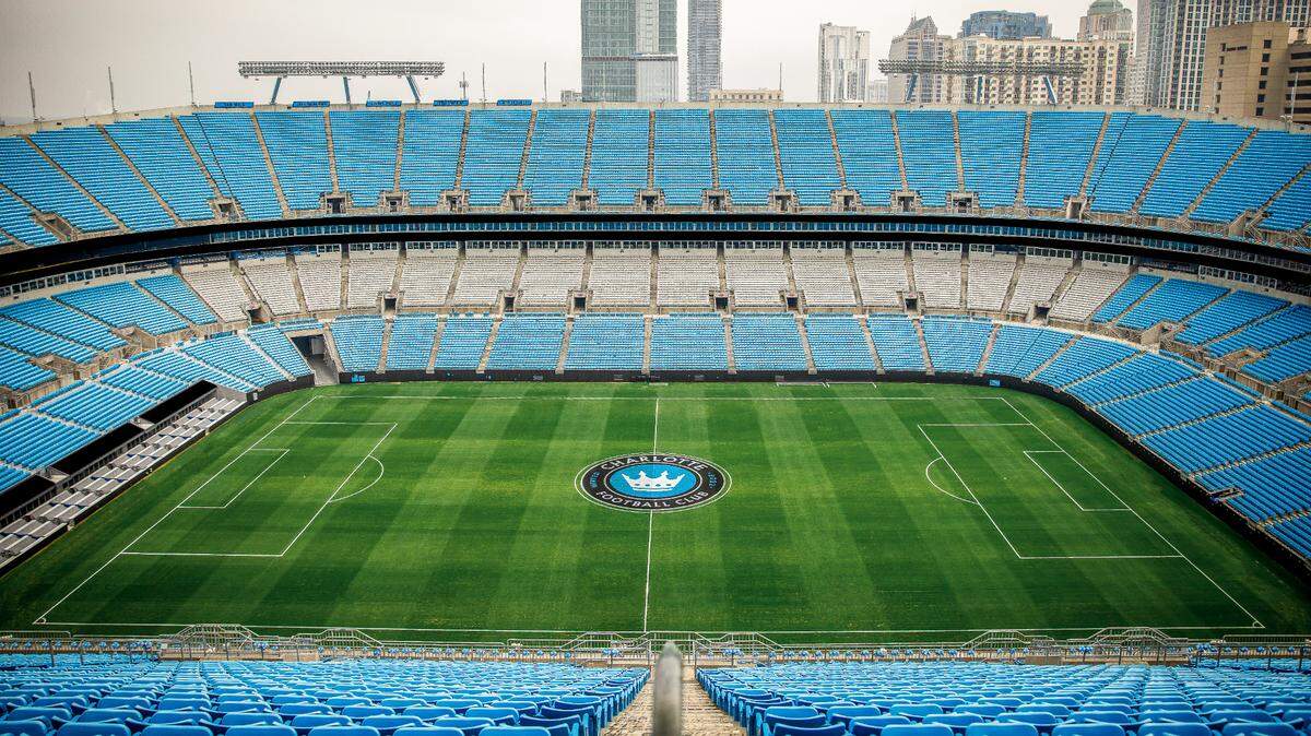 Charlotte Football Club will play at Bank of America Stadium in Uptown Charlotte for its Major League Soccer matches in 2022 during its inaugural season.