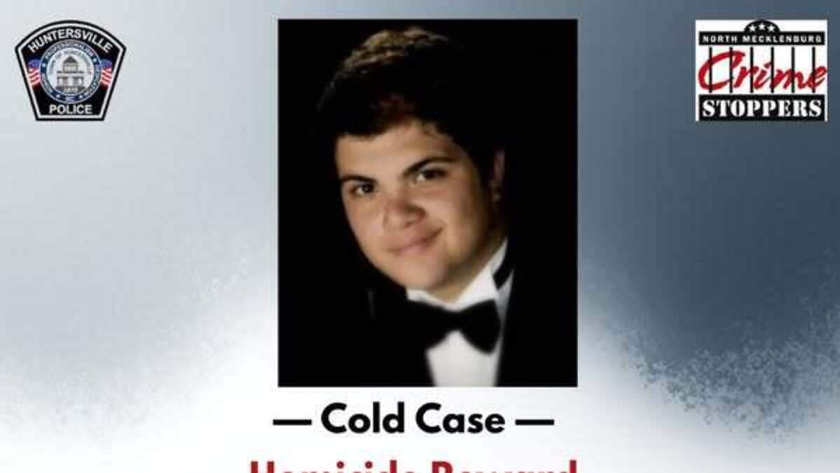 Huntersville police are offering up to a $14,000 reward to solve the 2014 killing of 19-year-old Cornelius resident Peter Jordan.