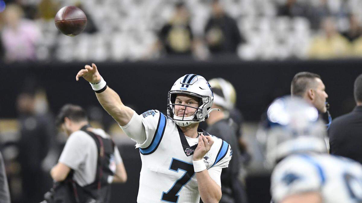Panthers waste a fine performance from Kyle Allen in devastating loss to Saints