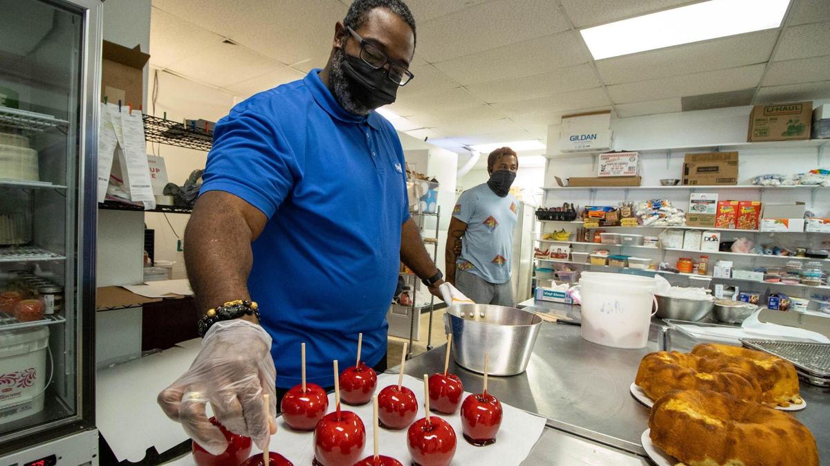 Frankie White, owner and operator of BW Sweets Bakery.