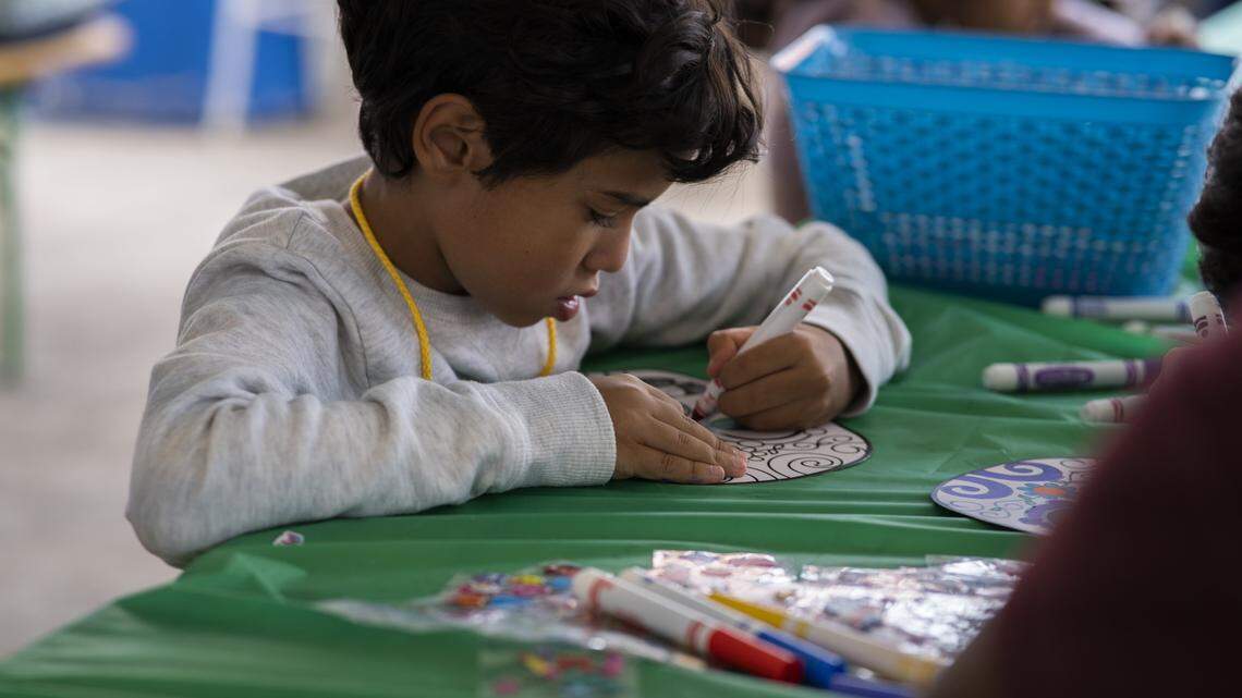 Young and old celebrate the Festival Día de Muertos, the Day of the Dead, a free family oriented event from the Levine Museum.