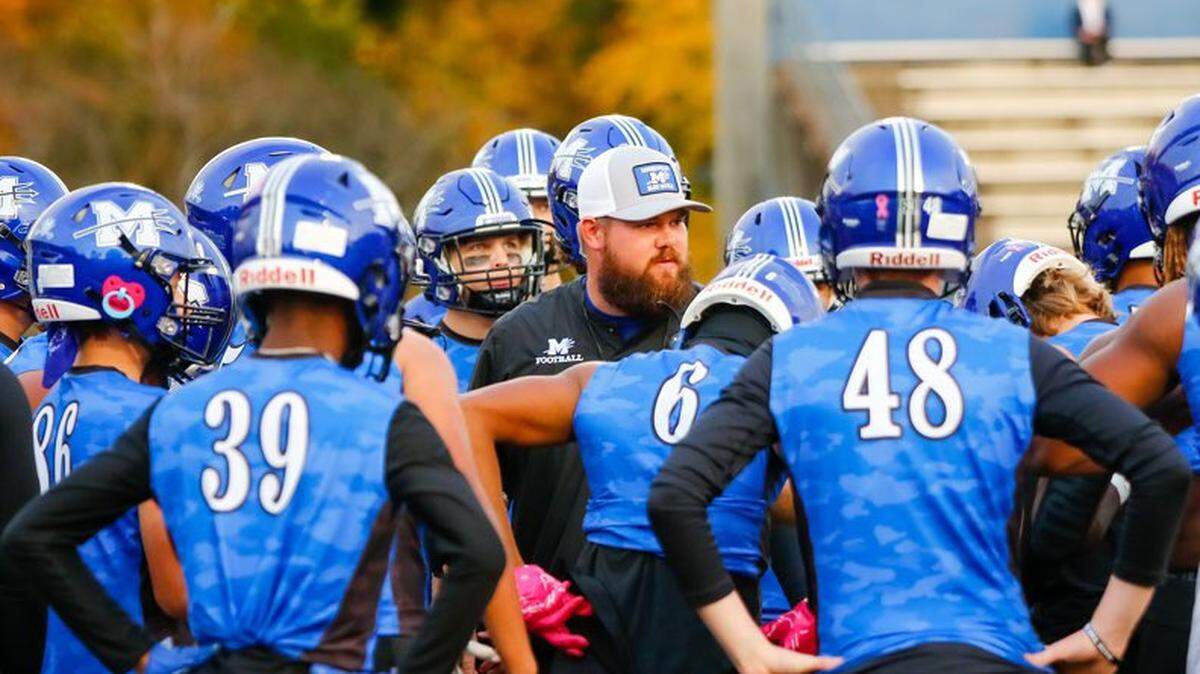 New Mooresville High football coach Zach Mayo