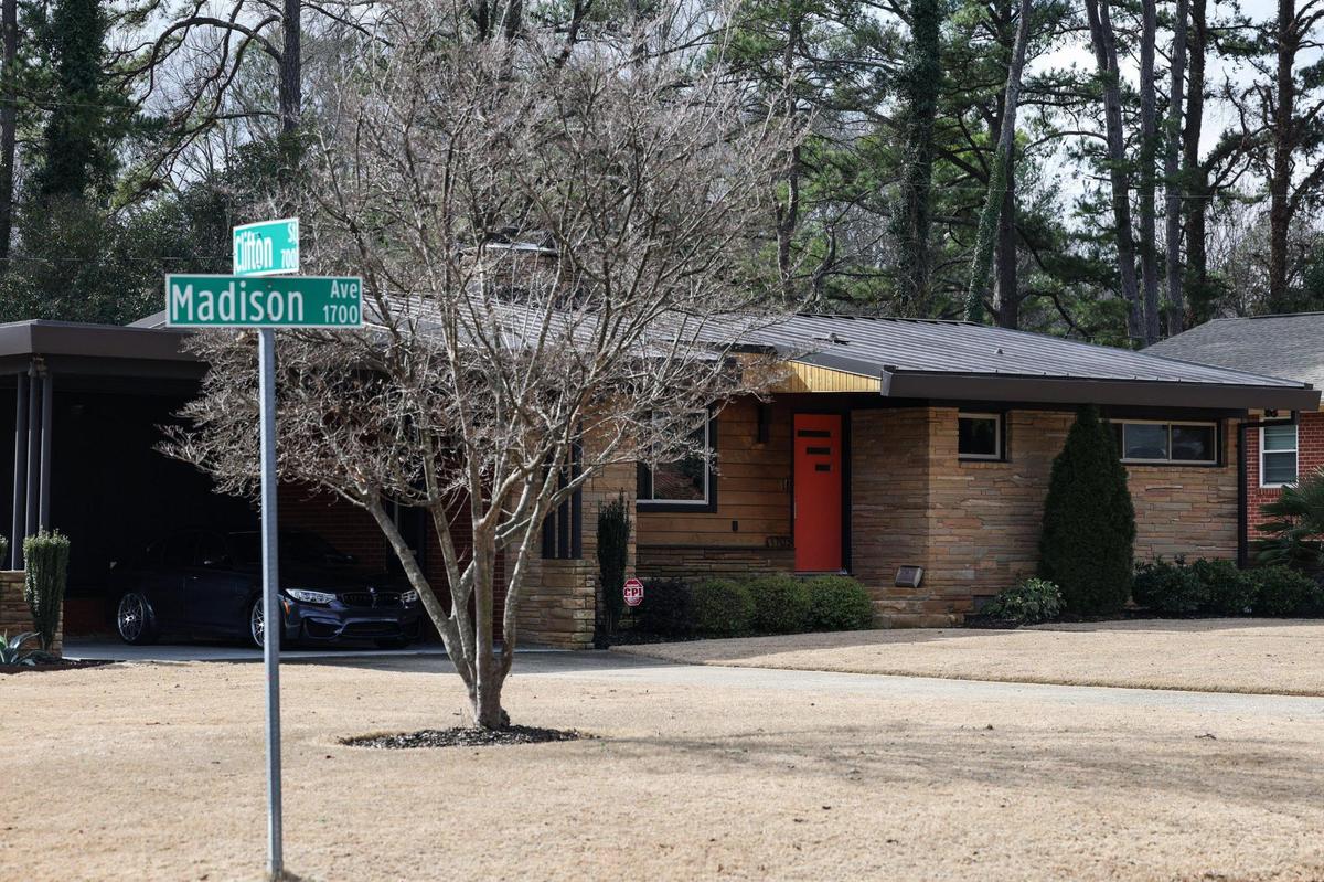 The Dr. Reginald Hawkins house, on the corner of Clifton Street and Madison Avenue, is one of the most historic houses in the McCrorey Heights neighborhood.