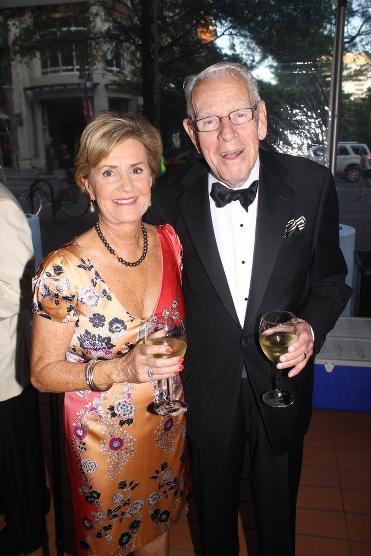 Jill Dinwiddie and Bernie Hargadon at the Bechtler Museum of Modern Art’s Soirée Bohème gala.