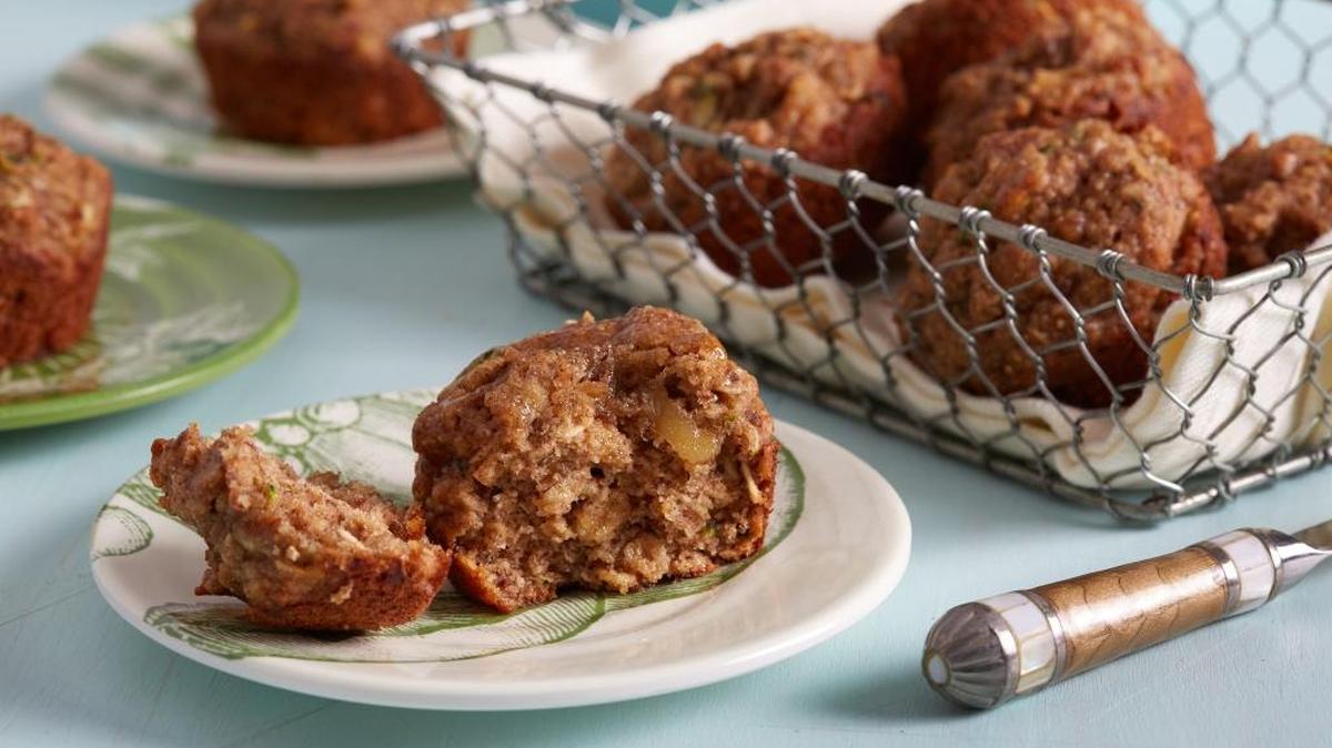 Zucchini Oat Muffins.