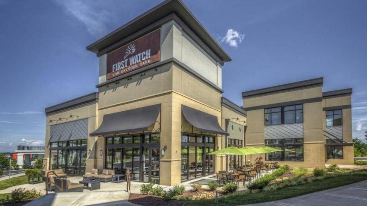 First Watch services breakfast, brunch and lunch daily from 7 a.m. to 2:30 p.m.