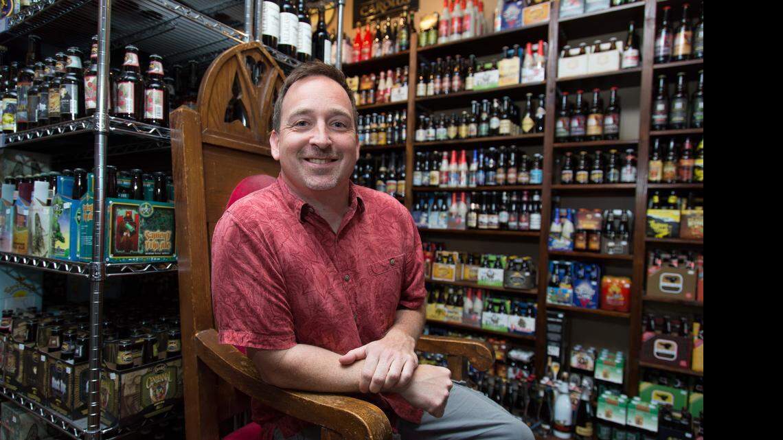 
Rob Jacik, the owner of the Carolina Beer Temple, is an organizer of the Red Brick Partnership to help promote downtown Matthews businesses. 
