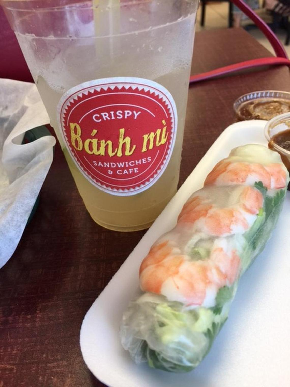 The salty/sweet lemonade at Crispy Banh Mi in Charlotte is an unexpected (and addictive) way to feel better on a hot day.