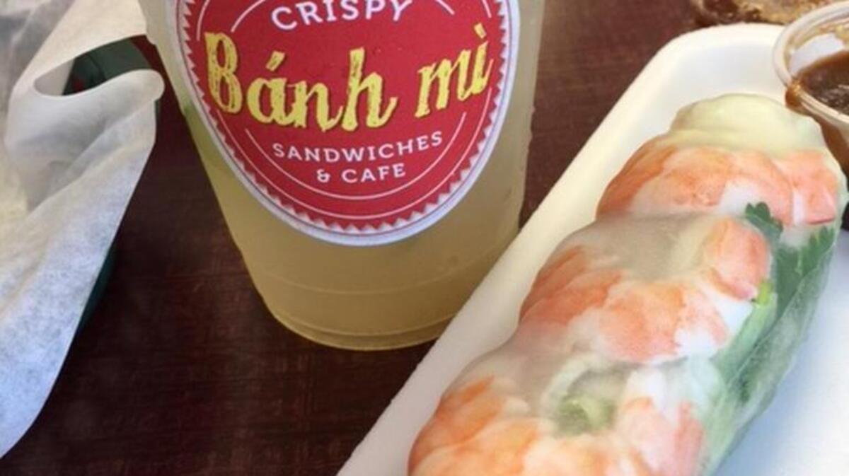 The salty/sweet lemonade at Crispy Banh Mi in Charlotte is an unexpected (and addictive) way to feel better on a hot day.