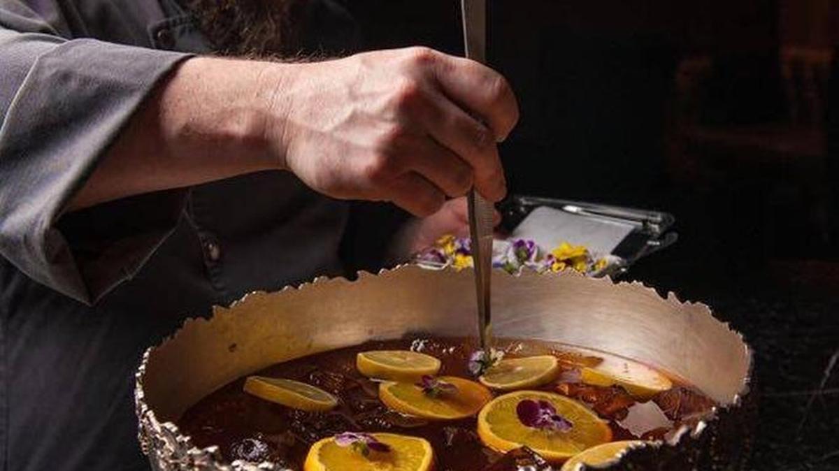 Bob Peters takes punch seriously at The Punch Room.