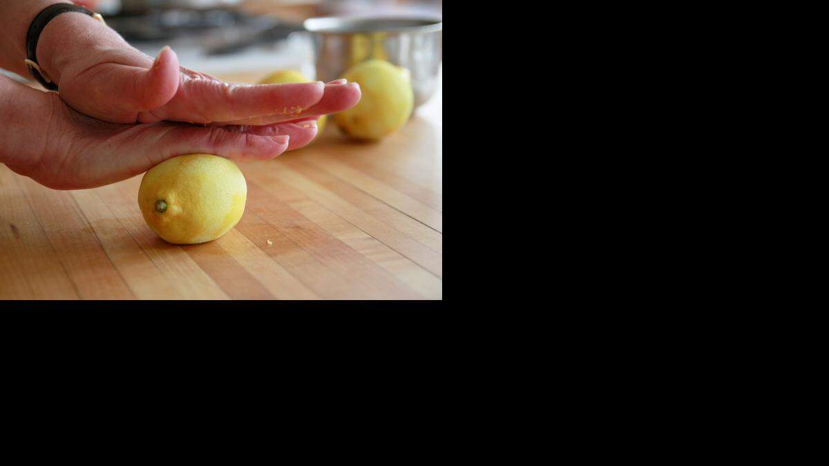 
Break out of the winter food trenches by adding a light, bright note of lemon to vegetables, pasta, salad dressing and more. After grating a lemon for zest, roll on the countertop under hand pressure to increase the amount of juice. 

