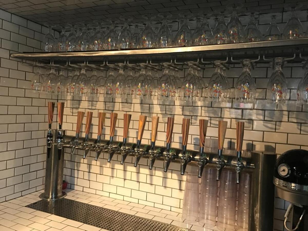 Coffee and tea on tap at Trade and Lore.