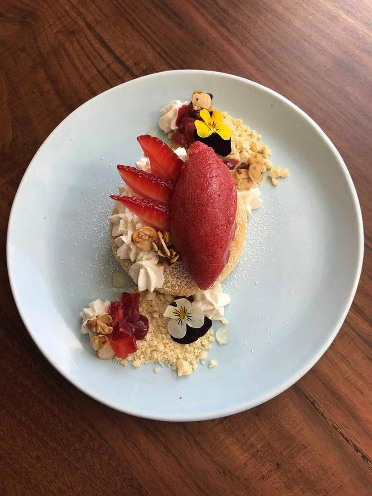 For Haymaker's spring menu, Ashley Anna Tuttle is doing a strawberry shortcake with several touches inspired by Ashley Bivens Boyd.