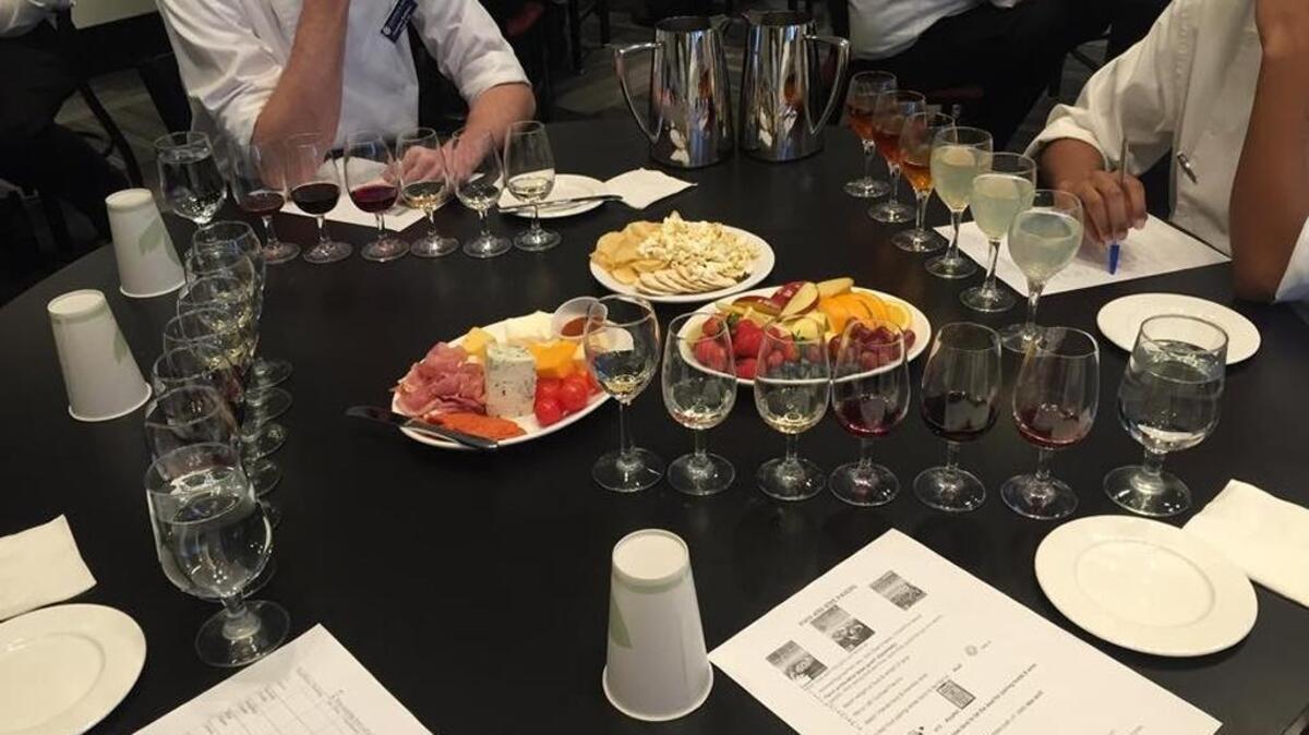 When she teaches JWU students about wine and food, certain pairings make it come alive.