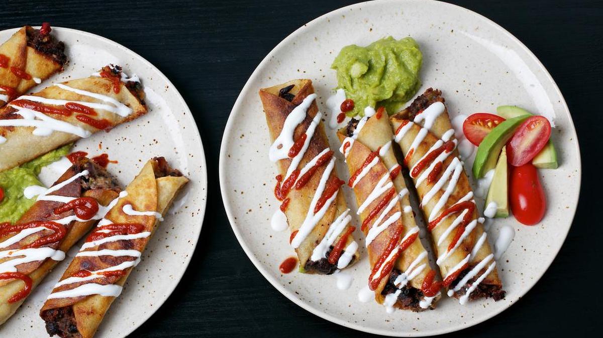 Black Bean Taquitos.