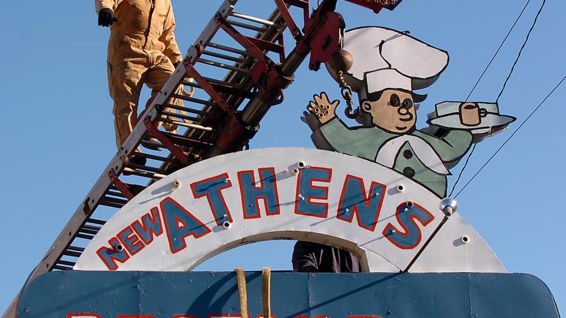 Fans of Charlotte’s classic diner, The Athens, mourned when the building came down to make room for the expansion of Central Piedmont Community College.