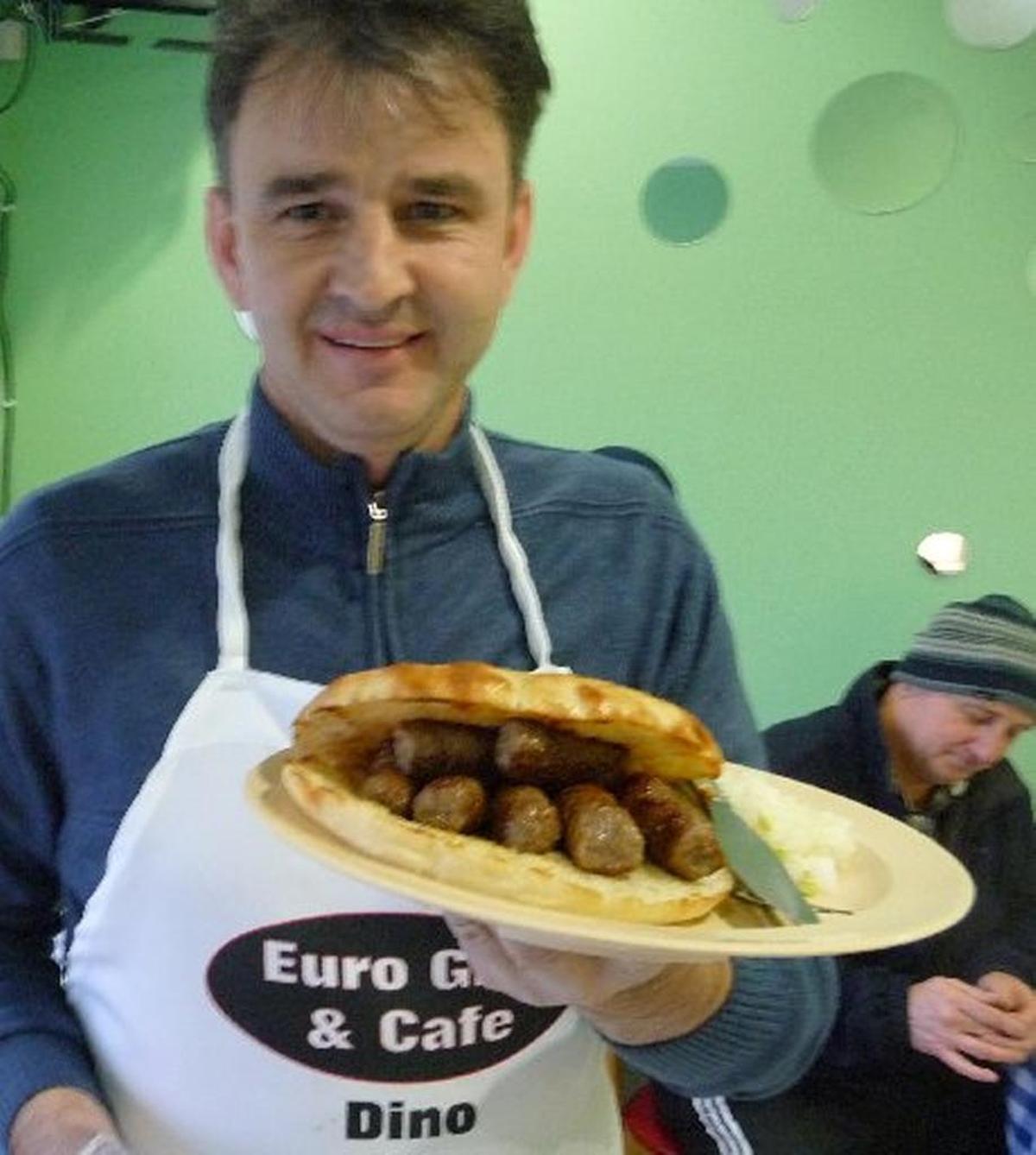 Euro Cafe & Grill, “Home of Cevapi,” is one of the stops on Taste of the World.