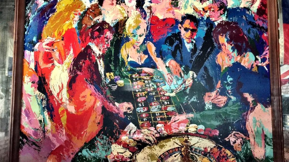 Can you take a gamble on where this LeRoy Neiman painting is hiding?