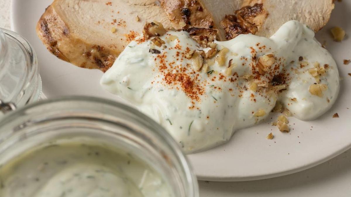 Lemon, Garlic and Herb Yogurt can go with everything from pasta to vegetables.