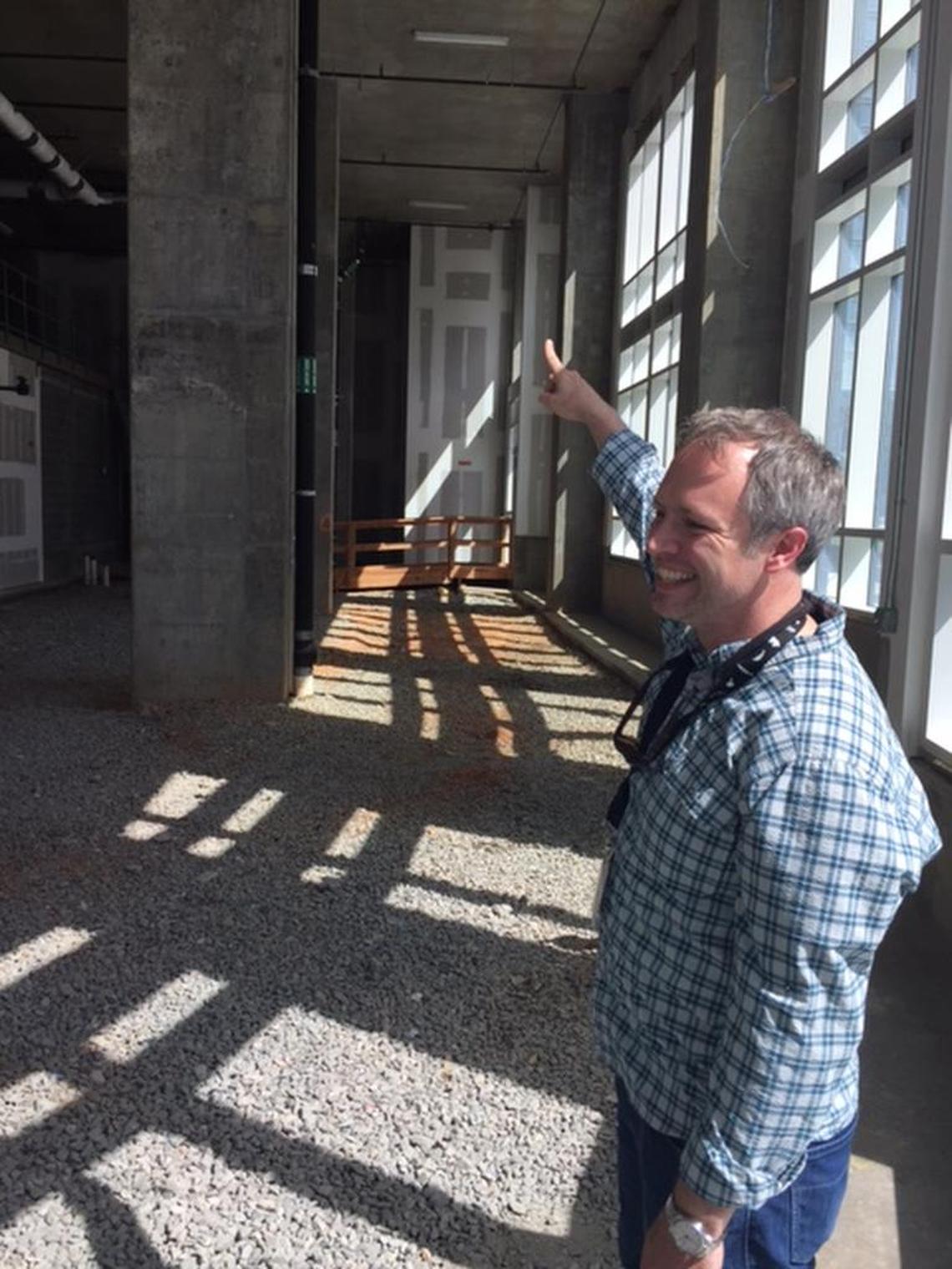 William Dissen is ready to turn this space in Ascent into Haymaker this fall.