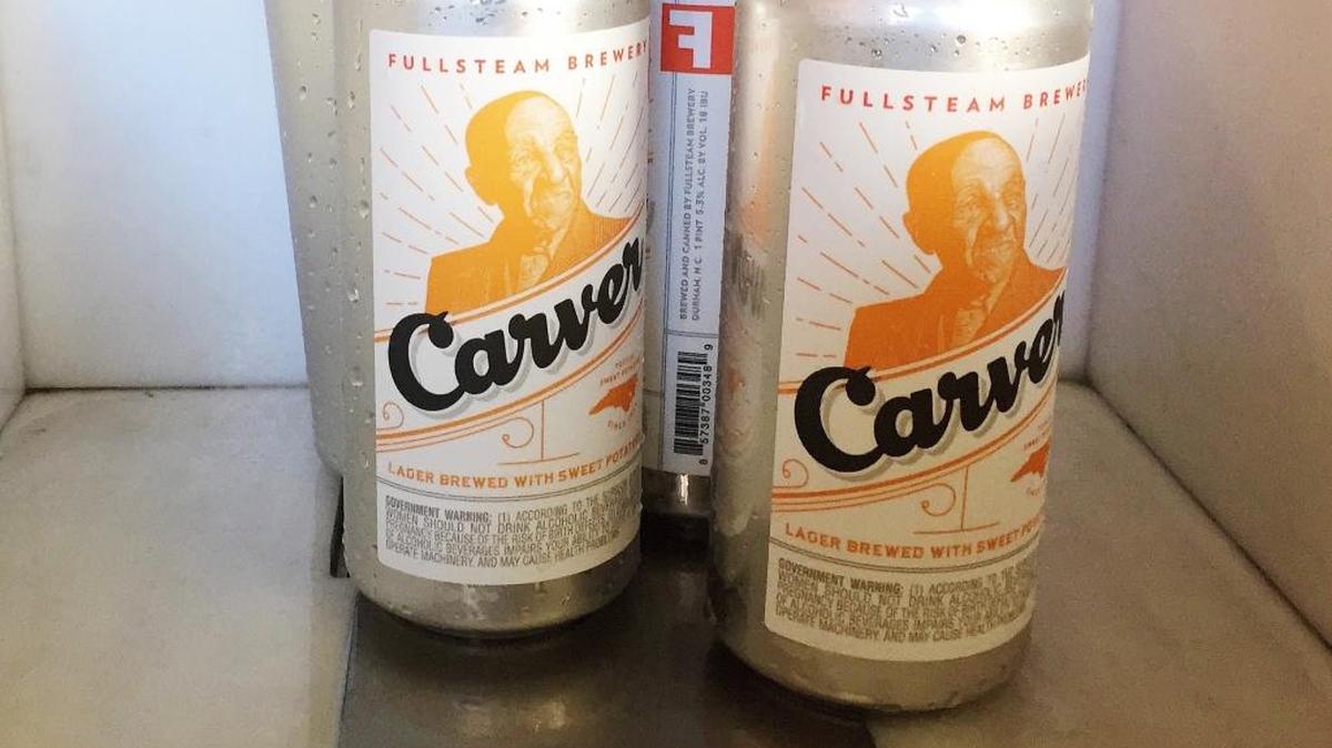 Fullsteam Brewery's Carver is a year-round beer, but the Durham brewery only cans the sweet potato lager in the fall.