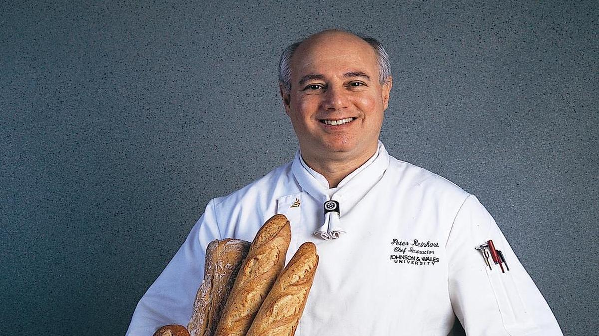 
Peter Reinhart, 65, is Chef on Assignment for Johnson & Wales University and three- time James Beard award winning author. His 10 books include: Bread Upon the Waters: A Pilgrimage Toward Self Discovery and Spiritual Truth.

