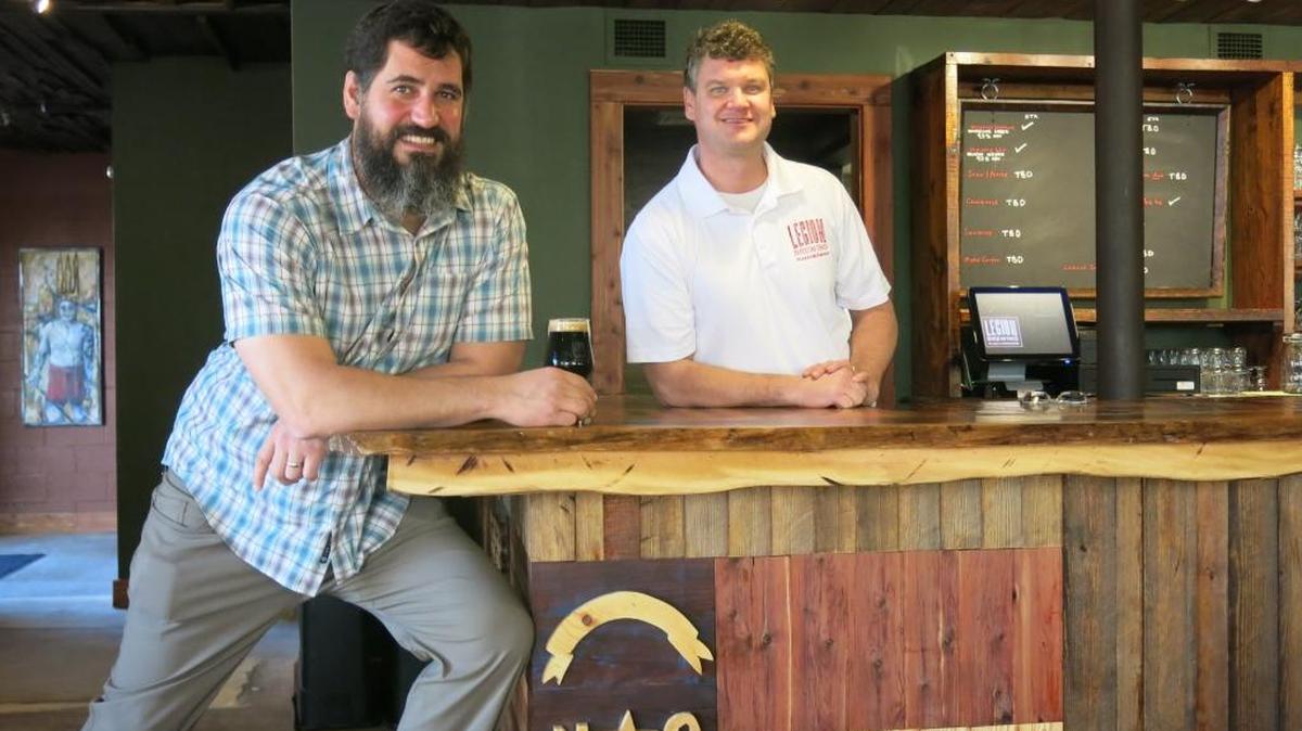 Phil Buchy and Newton Craver are the founders of the newly opened Legion Brewing.