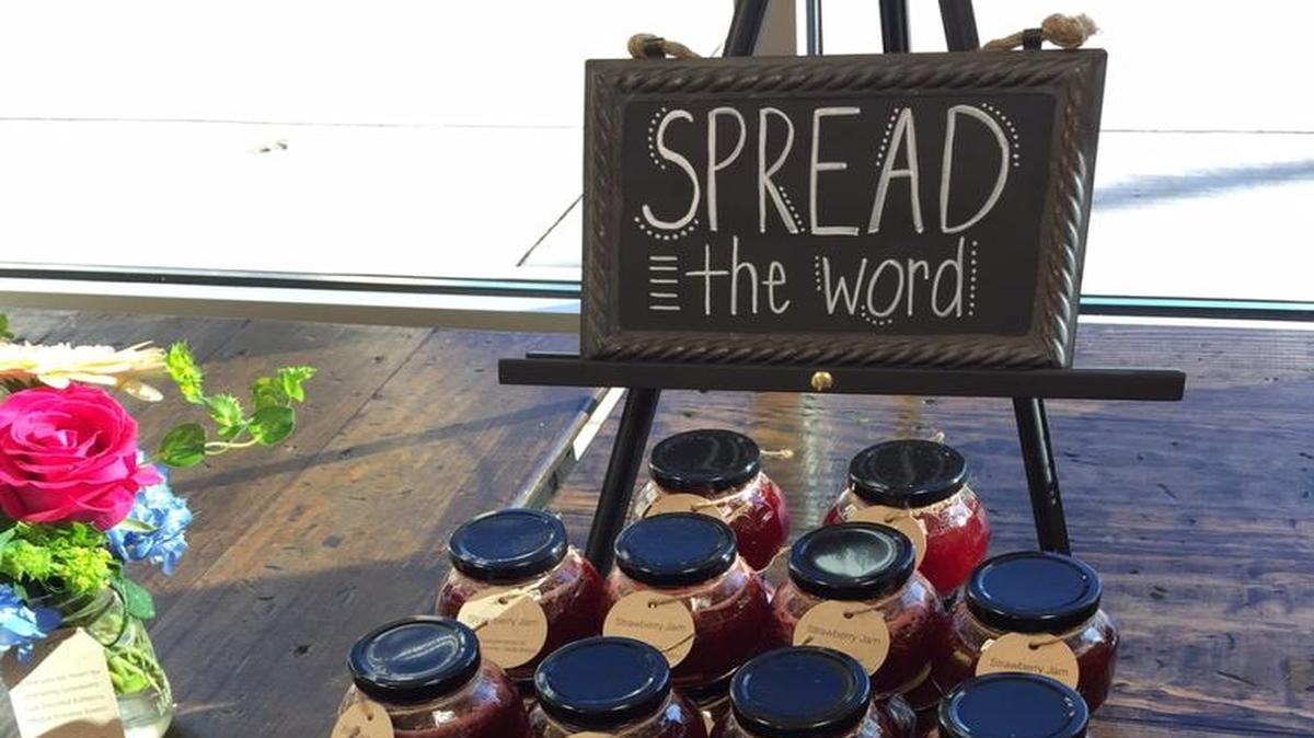Many of the items featured, including jams and salad dressings, will be freshly made as part of the training program.