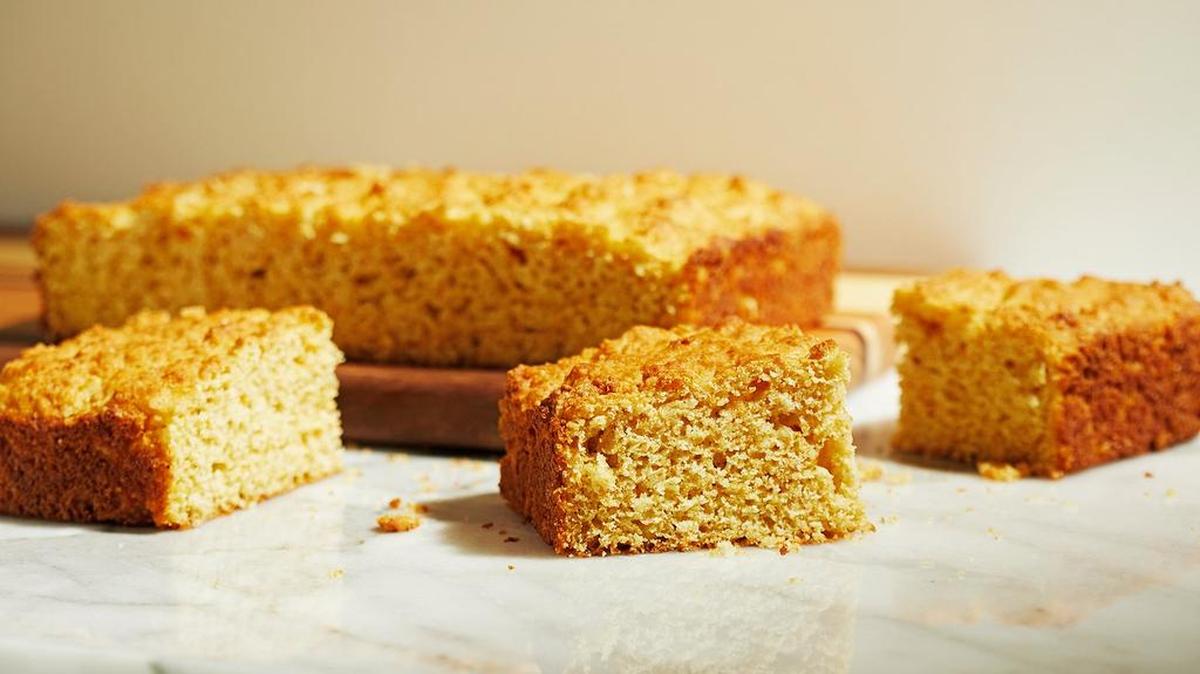 There’s a debate over whether corn bread should be made with sugar or not. This recipe calls for sugar.