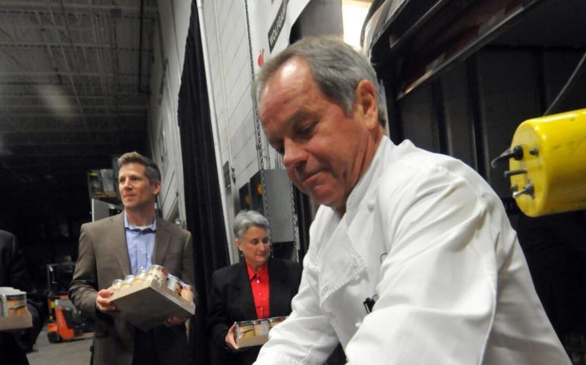 Want to eat with Wolfgang Puck?