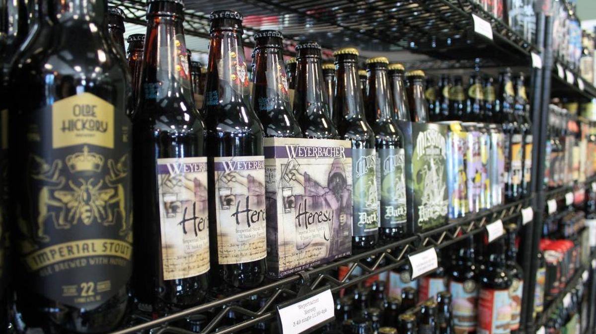 This Thanksgiving, remember to be grateful for the wide selection of craft beer now available in North Carolina, like these offerings at The Beerded Lady Bottle Shop in Garner.