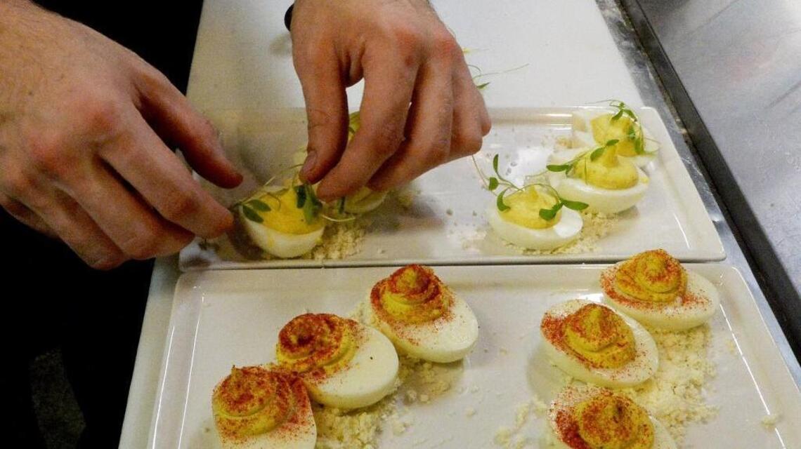Shelling fresh eggs is enough to make you crack up