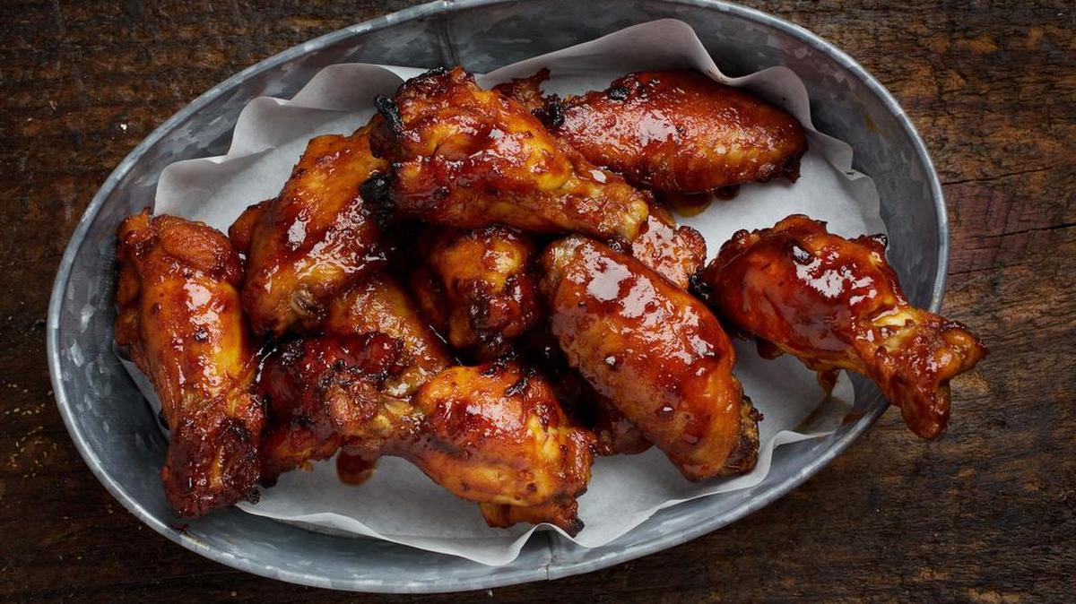 Sticky, spicy and oven-roasted, these wings may be irresistible.