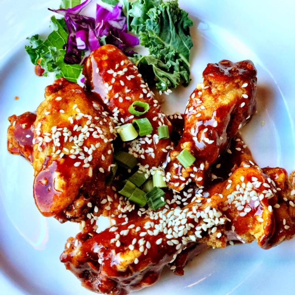 China Wing’s offering is a light, sweet and sticky version of crispy Korean fried wings.