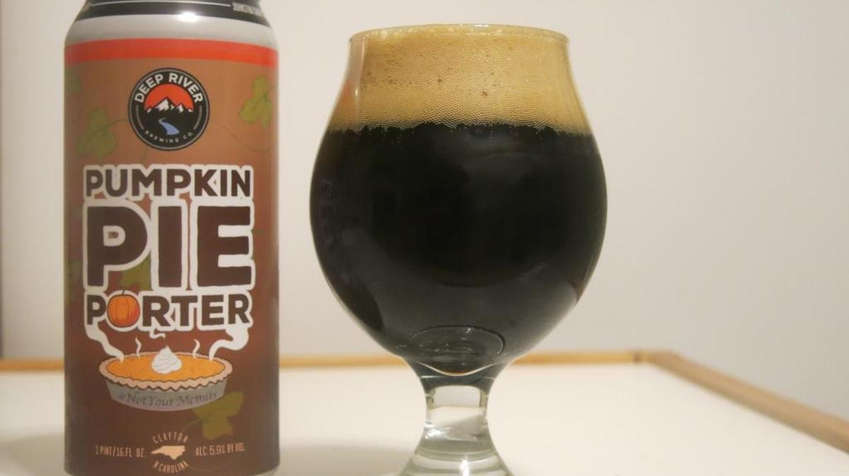 
Deep River Brewing Co.’s Pumpkin Pie Porter is an example of a brewer trying a darker style with traditional pumpkin beer. 
