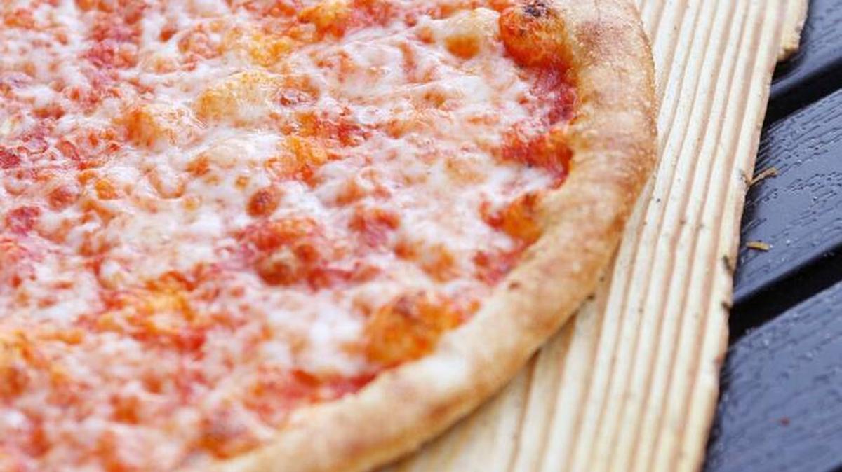 Blaze starts with a basic pizza and you pick what you want to add, sort of like a salad bar.