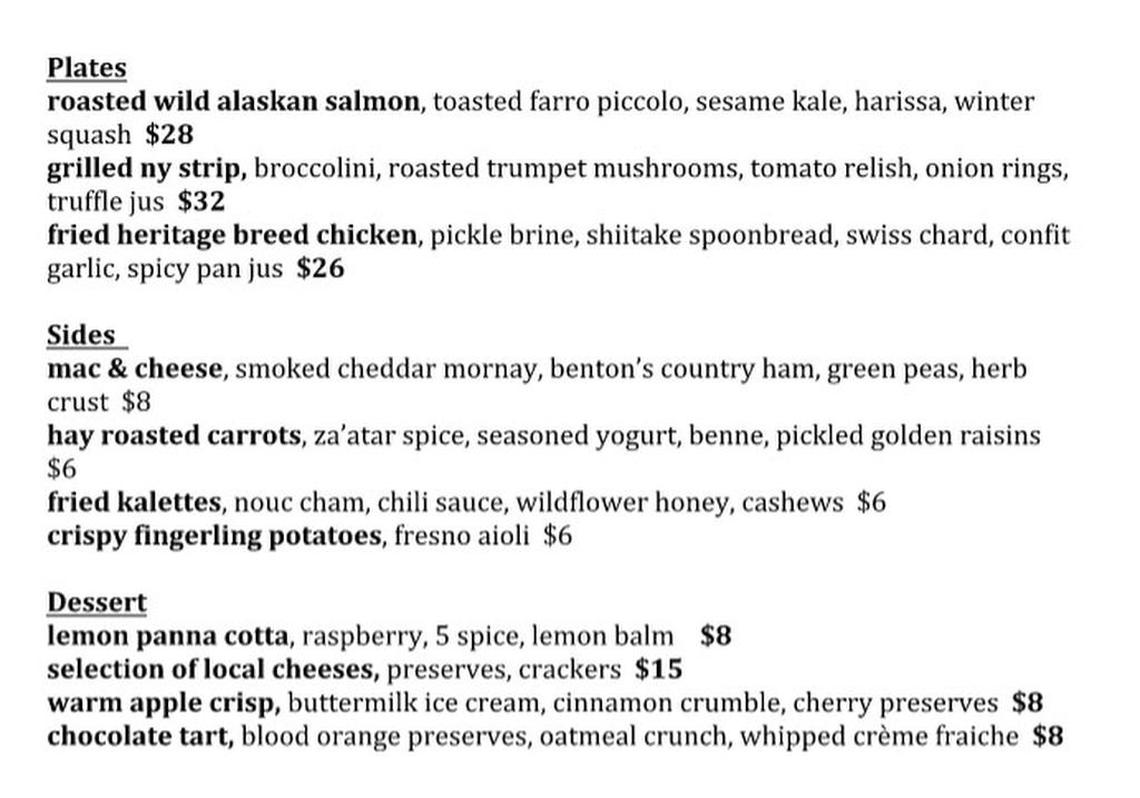 Haymaker’s draft menu, page 2