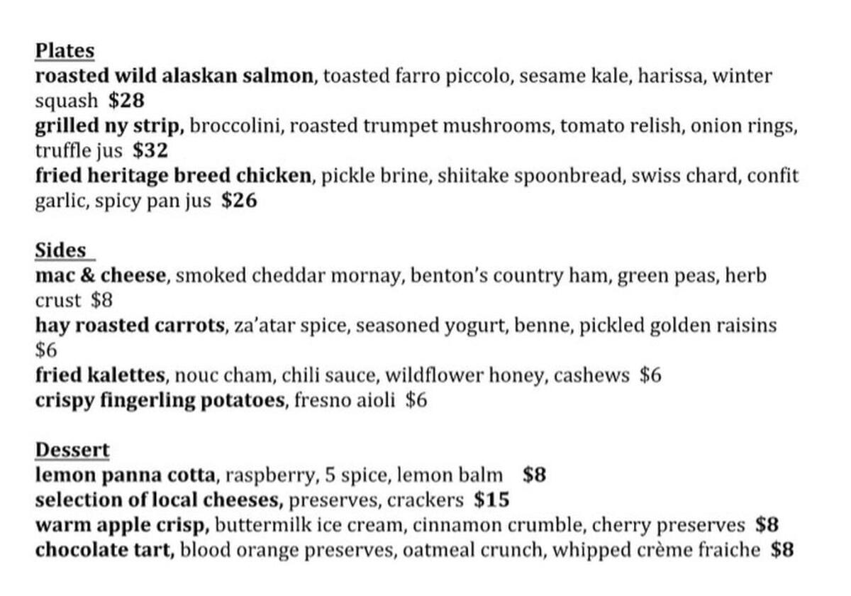 Haymaker’s draft menu, page 2