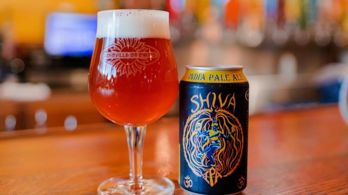 Asheville Brewing Co.’s Shiva is a well-balanced IPA with a citrus pop.